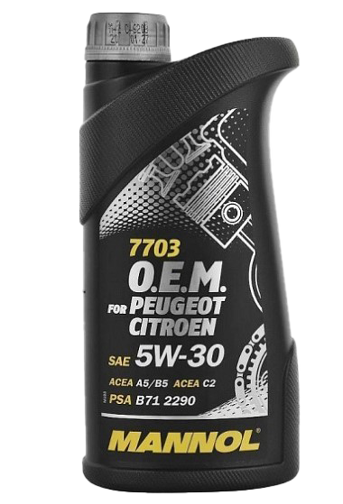 Моторное масло Mannol 7703 O.E.M. for Peugeot Citroen 5W30, 1л